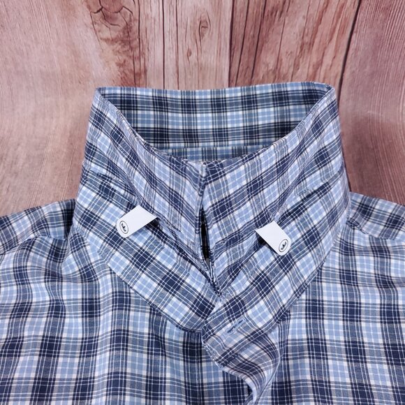 Peter Millar Crown Crafted Mens XL McAlister Performance Poplin Sport Shirt - Picture 5 of 14